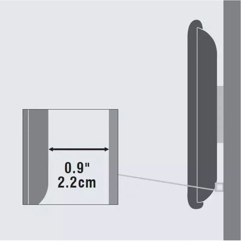 Vivolink VLMW2355 teleri seinakinnitus 139,7 cm (55 inch) Must