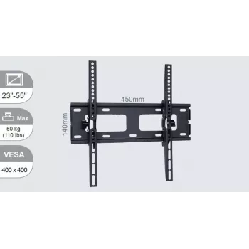 Vivolink VLMW2355T TV-kinnitus/statiiv 139,7 cm (55 tolli) Must