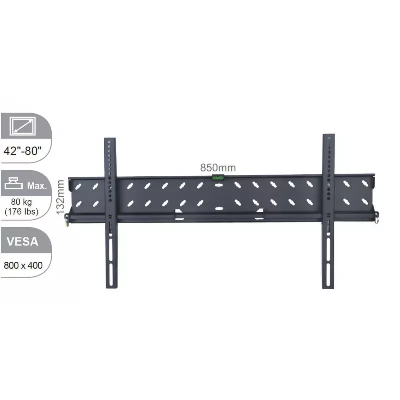 Vivolink VLMW4280 TV-kinnitus/jalg 2.03 m (80 tolli) Must