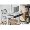Kaablihaldus Vivolink VLUDCM914 teras must 914 mm