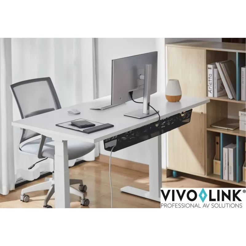 Kaablihaldus Vivolink VLUDCM914 teras must 914 mm