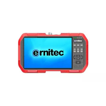 Ernitec 0070-24107-TESTER CCTV testmonitor, 17,8 cm (7 tolli), puuteekraan, 4K, randmerihm, hall/punane
