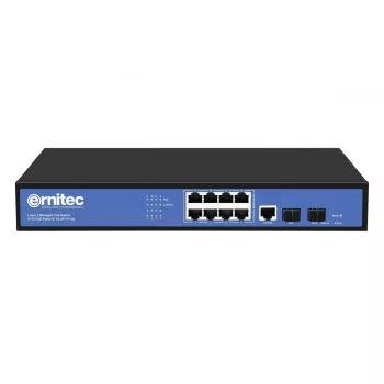 Võrgukommutaator Ernitec ELECTRA-M08-1GB-150W 8 porti 1GB 150W