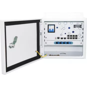Ernitec ELECTRA-M10-OUTDOOR-200 võrgukommutaator Hallatav L2 Gigabit Ethernet (10/100/1000) Power over Ethernet (PoE) Hall