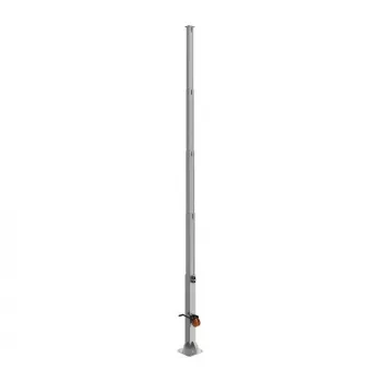 Post OMEGA RCCTV011 — välisvalvekaamera post, kõrgus 6000 mm, kandevõime 30 kg, must metall
