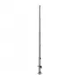 Post OMEGA RCCTV011 — välisvalvekaamera post, kõrgus 6000 mm, kandevõime 30 kg, must metall