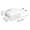 Verbatim Essentials GaN laadija 65W EL-pistik Valge, siseruumides, AC, 20 V, valge