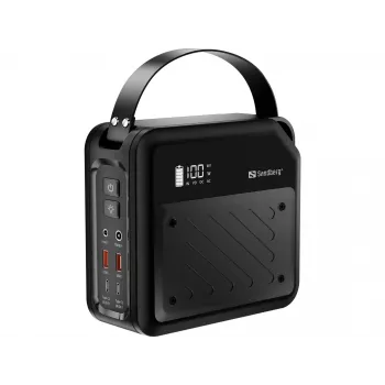 Kaasaskantav alalisvoolu elektrijaam SANDBERG Sandberg DC Power Station 72000 — LMFP 72 000 mAh, DC ja USB-C sisend, must