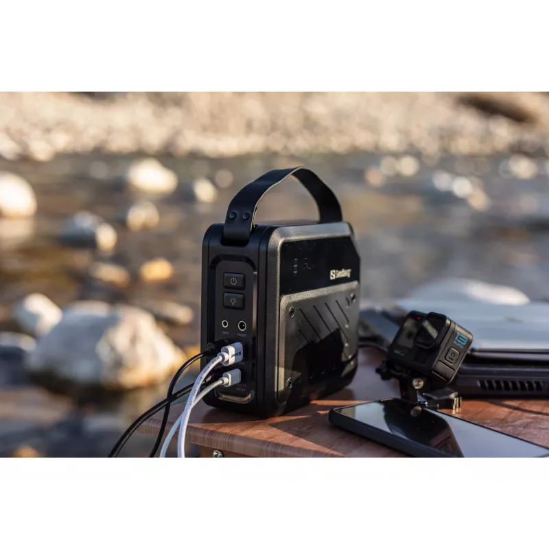 Kaasaskantav alalisvoolu elektrijaam SANDBERG Sandberg DC Power Station 72000 — LMFP 72 000 mAh, DC ja USB-C sisend, must