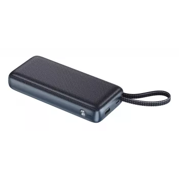 Akupank SANDBERG All-in1 Powerbank 20000 PD 67W — 20000 mAh LiPo, 1×USB-A, 1×USB-C, 15W väljund, must/hall