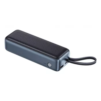 Kaasaskantav akupank SANDBERG All-in1 Powerbank 20000 PD 130W — 20000 mAh, LiPo, USB-A 1x, USB-C 1x, 130 W, must/hall