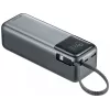 Akupank SANDBERG All-in1 Powerbank 27000 PD 240W — 27000 mAh LiPo, 240 W väljund, 1× USB-A, 1× USB-C, 3,6 V — must/hall