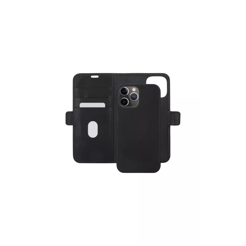 Rahakotiga ümbris dbramante1928 Lynge iPhone 13 Pro Max Must 3 kaarditaskuga
