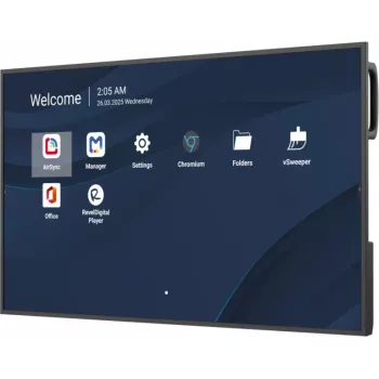Professionaalne kommertsmonitor VIEWSONIC 43 tolli (109,2 cm) 4K UHD LCD, 500 cd/m², Android 14, 24/7, Wi‑Fi