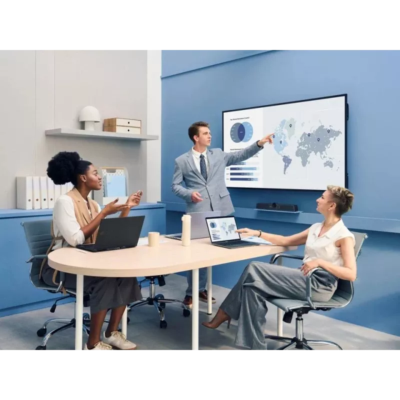 Professionaalne 55-tolline ViewSonic 4K äriekraan (3840x2160, 500 cd/m², Android 14, 24/7)