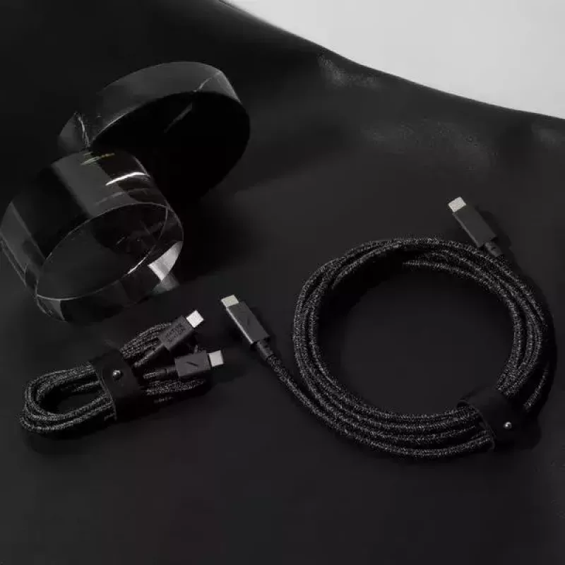 USB-C kaabel Native Union BELT-C-ZEB-2-NP 1,2 m USB-C USB-C-le must/valge