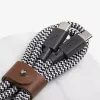 USB-C kaabel Native Union BELT-C-ZEB-2-NP 1,2 m USB-C USB-C-le must/valge