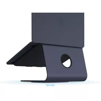 Sülearvuti alus Rain Design MSTAND360 360° pöörlev must alumiinium