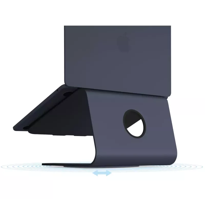 Sülearvuti alus Rain Design MSTAND360 360° pöörlev must alumiinium