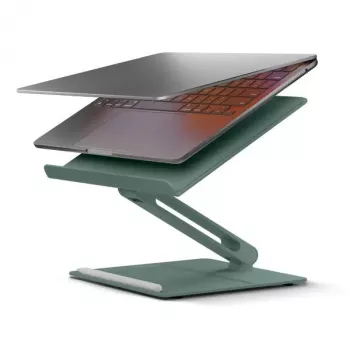 Süle- ja tahvelarvuti alus native union HOME-STAND-GRN Alumiinium ja silikoon, roheline, max kõrgus 60 cm, Laius 220 mm Sügavus 60 mm Kõrgus 259 mm