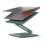Süle- ja tahvelarvuti alus native union HOME-STAND-GRN Alumiinium ja silikoon, roheline, max kõrgus 60 cm, Laius 220 mm Sügavus 60 mm Kõrgus 259 mm
