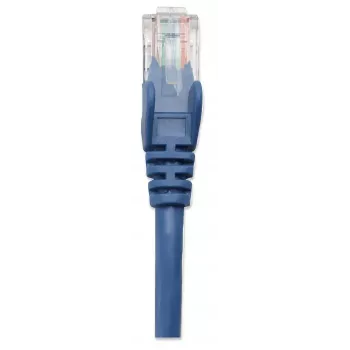 Intellinet võrgukaabel, Cat5e, 0,5 m, sinine, CCA, U/UTP, PVC, RJ45, kullatud kontaktid, haakumisvaba, kaitsemuhviga, eluaegne garantii