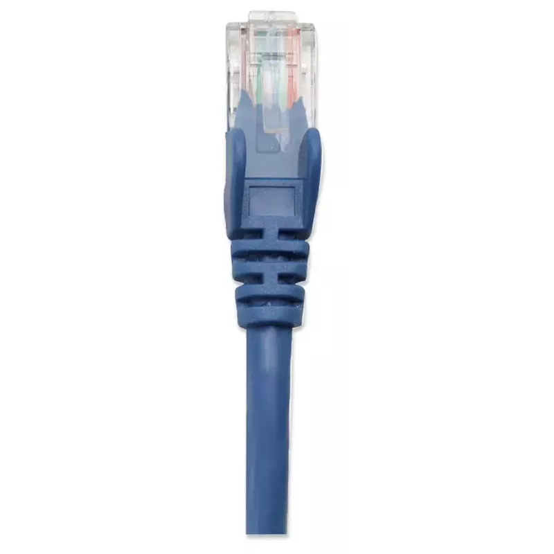 Intellinet võrgukaabel, Cat5e, 0,5 m, sinine, CCA, U/UTP, PVC, RJ45, kullatud kontaktid, haakumisvaba, kaitsemuhviga, eluaegne garantii