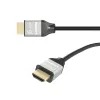 j5create JDC52 Ultra HD 4K HDMI™ kaabel, must ja hall, 2 m