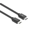 Manhattan HDMI 4K@60Hz kaabel Ethernetiga, 7,5 m, sobib KÕIGIKS 4K ja 1080p/HD kasutusteks – uuendamisel nüüd või valmisolekuks, kui vajate, isane-isanele, must, Ultra HD 4k x 2k, eluaegne garantii, Premium High Speed