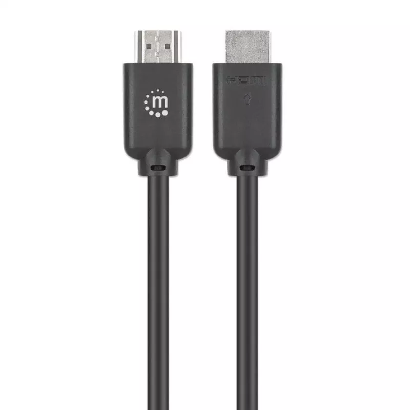 Manhattan HDMI 4K@60Hz kaabel Ethernetiga, 3m, sobib KÕIGIKS 4K ja 1080p/HD kasutusteks - uuendamisel või valmisolekuks, isane-isanele, must, Ultra HD 4k x 2k, eluaegne garantii, Premium High Speed, ekvivalentne HDMM3MP
