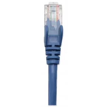 Intellineti võrguparanduskaabel, Cat5e, 1 m, sinine, CCA, U/UTP, PVC, RJ45, kullatud kontaktid, takerdumisvastane, kaitsemuhv, eluaegne garantii