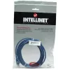 Intellineti võrguparanduskaabel, Cat5e, 1 m, sinine, CCA, U/UTP, PVC, RJ45, kullatud kontaktid, takerdumisvastane, kaitsemuhv, eluaegne garantii