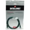 Intellinet võrguparanduskaabel, Cat5e, 2 m, roheline, CCA, U/UTP, PVC, RJ45, kullatud kontaktid, takerdumisvastane, kaitsemuhviga, eluaegne garantii