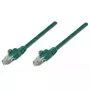 Intellinet võrguparanduskaabel, Cat5e, 2 m, roheline, CCA, U/UTP, PVC, RJ45, kullatud kontaktid, takerdumisvastane, kaitsemuhviga, eluaegne garantii