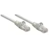 Intellinet võrgukaabel, Cat6, 1,5 m, hall, CCA, U/UTP, PVC, RJ45, kullatud kontaktid, tõmbevaba, kaitsekattega, eluaegne garantii