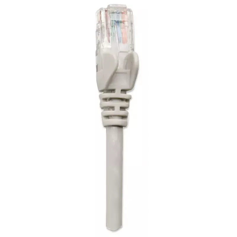 Intellinet võrgukaabel, Cat6, 1,5 m, hall, CCA, U/UTP, PVC, RJ45, kullatud kontaktid, tõmbevaba, kaitsekattega, eluaegne garantii