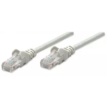 Intellinet võrgukaabel, Cat6, 1,5 m, hall, CCA, U/UTP, PVC, RJ45, kullatud kontaktid, tõmbevaba, kaitsekattega, eluaegne garantii