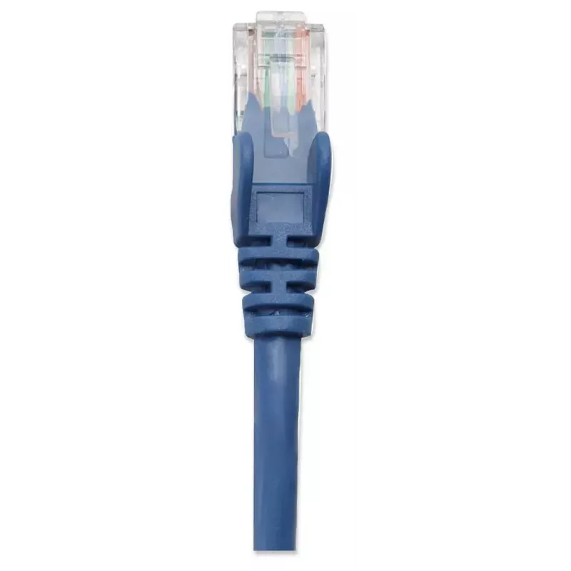 Intellinet võrgukaabel, Cat5e, 3m, sinine, CCA, U/UTP, PVC, RJ45, kullatud kontaktid, haakumisvaba, kaitsetutiga, eluaegne garantii