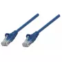 Intellinet võrgukaabel, Cat5e, 3m, sinine, CCA, U/UTP, PVC, RJ45, kullatud kontaktid, haakumisvaba, kaitsetutiga, eluaegne garantii
