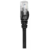 Intellinet võrgujuhtmeplaaster, Cat6, 5 m, must, CCA, U/UTP, PVC, RJ45, kullatud kontaktidega, tõmbetõkestatud, saapaga, eluaegne garantii