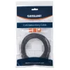 Intellinet võrgujuhtmeplaaster, Cat6, 5 m, must, CCA, U/UTP, PVC, RJ45, kullatud kontaktidega, tõmbetõkestatud, saapaga, eluaegne garantii