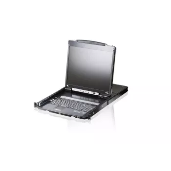 ATEN 19 inch LCD konsool (USB - PS/2 VGA) USB välisseadme pordiga (kahe siiniga)