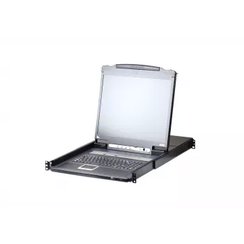 Rack-konsool ATEN CL5800N 19 tolli (48,3 cm) LCD 1280x1024 VGA USB/PS2 klaviatuur ja hiir 1U metallmust