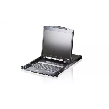 ATEN CL5800N rack-konsool 48,3 cm (19 tolli) 1280 x 1024 pikslit Metall Must 1U