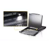 Rack-konsool 19 tolli ATEN CL5800N LCD 48,3 cm 1280x1024 VGA USB/PS/2 klaviatuur saksa/šveitsi 1U metallist