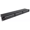 Intellinet Patch Panel, Cat6a, FTP, 24-Port, 1U, Shielded, 90° Top-Entry Punch Down Blocks, Must