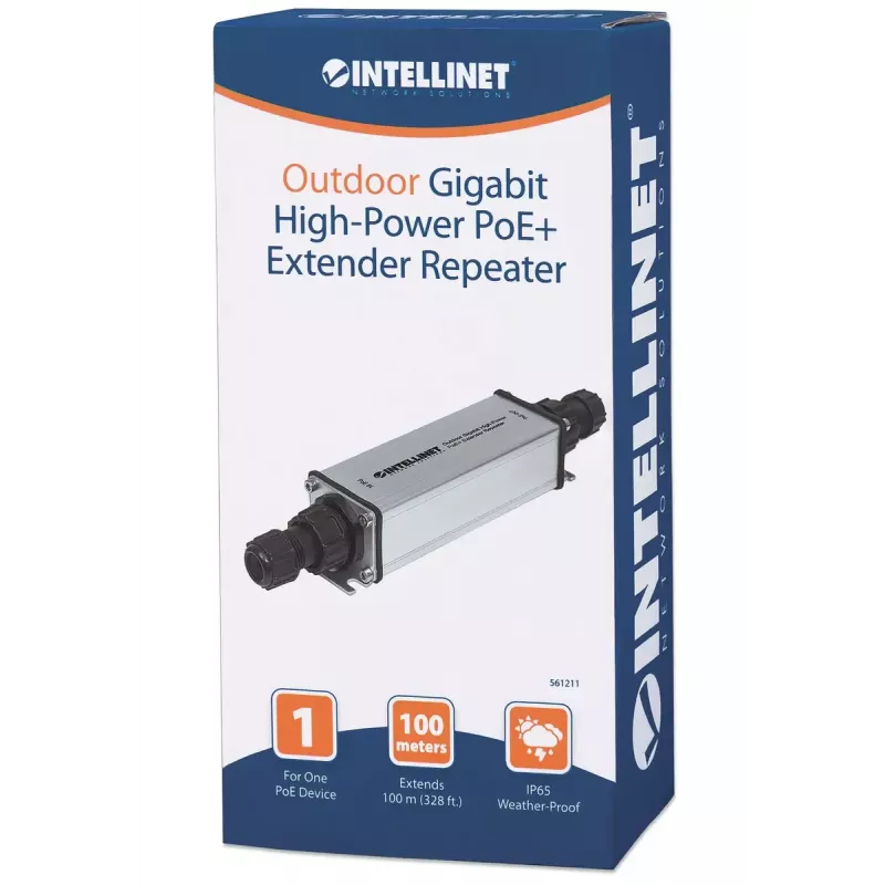 Väline Gigabit PoE+ pikendaja Intellinet 561211