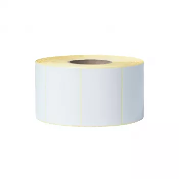 Brother Premium - Halbglänzend - Oberseite beschichtet - weiß - 102 x 74 mm 11600 Etikett(en) (4 Rolle(n)