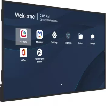 Professionaalne äriekraan VIEWSONIC 75 tolli 4K (3840×2160), LCD, 500 cd/m², Android 14, 24/7, VESA