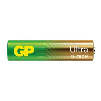 Ühekordne leelispatarei GP GP24AU AAA 44,5 mm kõrgus 11,5 g silindriline säilivusaeg 10 aastat IEC 60086-2:2021 sertifitseeritud